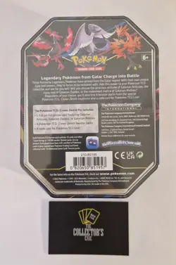 Crown Zenith Galarian Zapdos Small Tin - Pokemon TCG - [Sealed] - Image 3