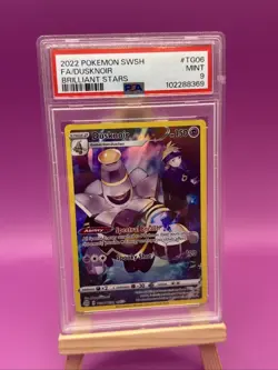Pokemon TCG Dusknoir Sword & Shield: Brilliant Stars TG06/TG30 MINT. PSA 9 - Image 1