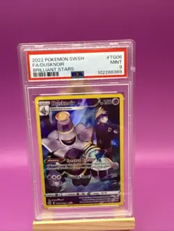 Pokemon TCG Dusknoir Sword & Shield: Brilliant Stars TG06/TG30 MINT. PSA 9 - Image 3