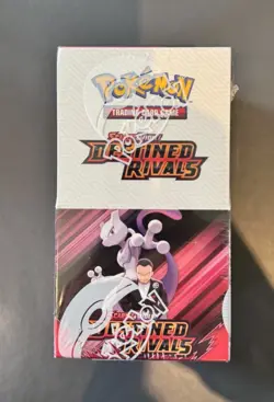 Pokemon TCG Scarlet & Violet Destined Rivals Half Booster Box - SMALL SEAL TEAR! - Image 1