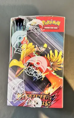 Pokemon TCG Scarlet & Violet Destined Rivals Half Booster Box - SMALL SEAL TEAR! - Image 2