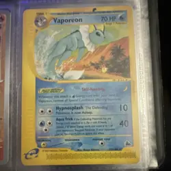Pokemon Vaporeon 33/144 Skyridge Regular Rare - Image 4