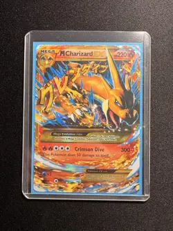 Pokemon M Charizard EX Holo XY Flashfire 107/106 Mega Evolution 2014 - Image 1
