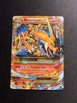 Pokemon M Charizard EX Holo XY Flashfire 107/106 Mega Evolution 2014 - Image 2
