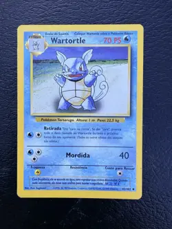 Pokemon TCG - Wartortle 42/102 Print Evolution Error PORTUGUESE LP/NM - Image 1