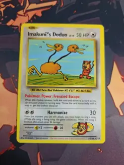 ImakuniU's Doduo 112/108 Secret Rare Evolutions Pokemon LP - Image 1