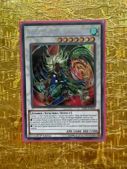 Tengu, the Winged Mayakashi 1st Ed Secret Rare HISU-EN034 Yu-Gi-Oh! - Image 1