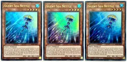 3 x BROL-EN029 Silent Sea Nettle - Ultra Rare 1st Edition Near Mint YuGiOh Cards - Image 1