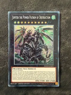 DOOD-ENSP1 Jupiter the Power Patron of Destruction Secret Rare Yugioh - Image 1