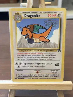 Pokemon TCG Dragonite #5 Black Star Promo WB the First Movie Stamped Card - Image 1