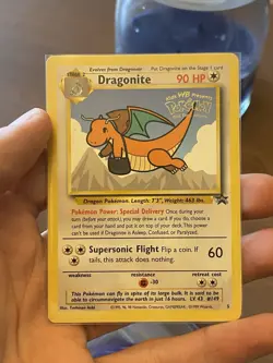 Pokemon TCG Dragonite #5 Black Star Promo WB the First Movie Stamped Card - Image 3