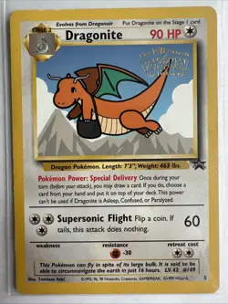 Pokemon TCG Dragonite #5 Black Star Promo WB the First Movie Stamped Card - Image 1