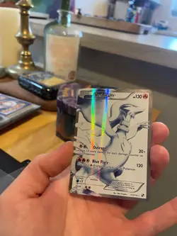 Pokemon TCG Reshiram 113/114 Zekrom 114/114 Black White Full Art Card - Image 2