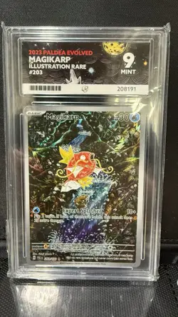 Pokemon Magikarp Scarlet & Violet Paldea Evolved Ace 9 Mint Card 203/193 - Image 1