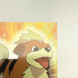 Growlithe #58 Topps Holo Foil With Rays Black Label Pokemon Card - LP+ - Image 4
