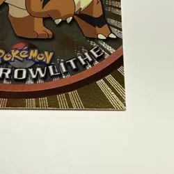 Growlithe #58 Topps Holo Foil With Rays Black Label Pokemon Card - LP+ - Image 5