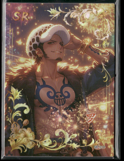 Trafalgar Law SR SR-019 Thick Mengjing One Piece Anime Collectible Card - Image 1