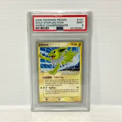 PSA 9 Jolteon Gold Star 101/108 - World Championship - Graded Pokemon Card - Image 1