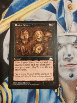 Buried Alive MTG Weatherlight Uncommon Black Sorcery Near-Mint to Mint x1 - Image 2