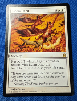 STORM HERD, Commander 2011, Magic the Gathering, MTG - Image 1