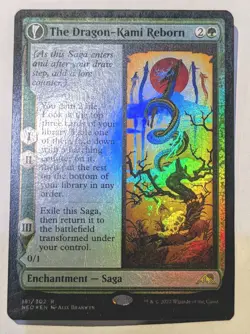 The Dragon-Kami Reborn Kamigawa: Neon Dynasty Foil - Image 1
