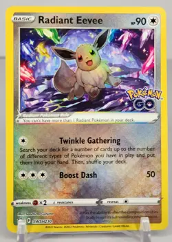 Pokemon TCG: Pokemon GO Promo SWSH230: Radiant Eevee (NM) - Image 1