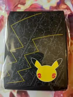 Pokemon TCG Celebrations 25th Anniversary Card ETB Sleeves 65 count Sealed (x1) - Image 1