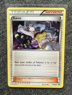 Karen XY177 Black Star Promo - Pokemon Card 2016 - Near Mint/Mint - Image 1