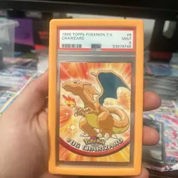 1999 Topps Pokemon T.V. - Charizard #6 - PSA 9 Mint - Image 1