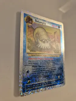Pokemon Omanyte 57/110 - Legendary Collection REVERSE HOLO - Vintage 2002 - ENG - Image 3