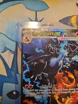 2025 Pokemon Phantasmal Flames MEGA CHARIZARD X EX #125/094 SIR English - Image 2