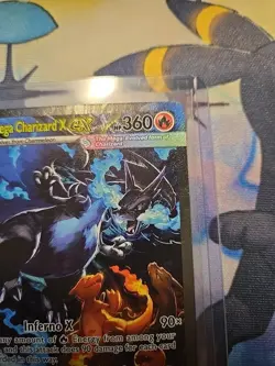 2025 Pokemon Phantasmal Flames MEGA CHARIZARD X EX #125/094 SIR English - Image 3