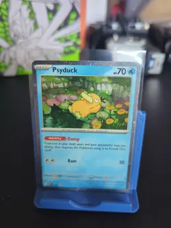 Pokemon TCG Psyduck 007 And Golduck 008 Black Star Promo Cosmos Holo MEP NM/M - Image 2