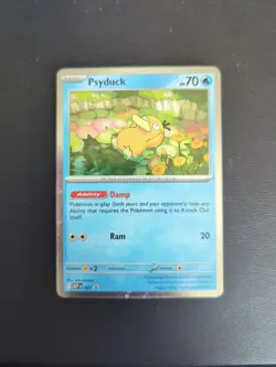 Pokemon TCG Psyduck 007 And Golduck 008 Black Star Promo Cosmos Holo MEP NM/M - Image 4