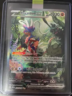 2023 Pokemon Scarlet Violet Koraidon Ex 247/198 Special Illustration Rare - Image 1