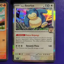 Pokemon TCG Charmander 020/217, Meowth, Wigglytuff, Snorlax Lot of 4 - Image 3