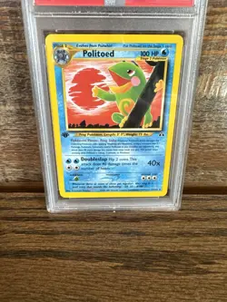 PSA 9 MINT Politoed 1st Edition 27/75 Pokemon Neo Discovery Non Holo (CGC/BGS) - Image 3