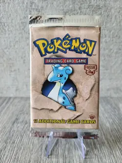 HEAVY 1st Edition Fossil Booster Pack Factory Sealed Pokemon 1999 WOTC 21 Grams - Image 1