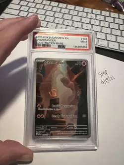 Pokemon 2023 Charmander 168/165 SV 151 Illustration Rare Holo EN PSA 9 - Image 2