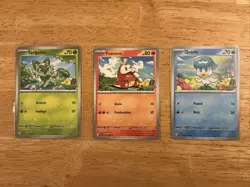 Pokemon Sprigatito Fuecoco Quaxly Beginners Session Stamped Asia Promo - Image 1