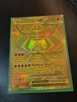 Mega Zygarde EX Gold Hyper Rare 124/088 Pokemon Perfect Order English 2026 - Image 1