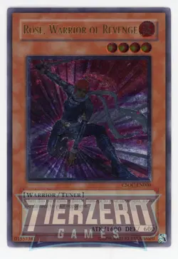 Yugioh Rose, Warrior of Revenge CSOC-EN000 Ultimate Rare UNLIMITED Light Play/LP - Image 1