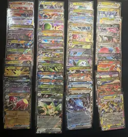 54 Pokemon EX Card Lot Miraidon Mega Gardevoir Salamence Iron Crown Mixed Set - Image 1