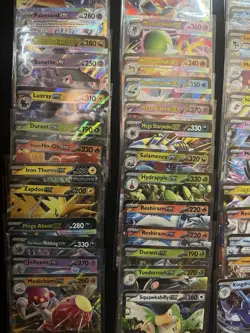54 Pokemon EX Card Lot Miraidon Mega Gardevoir Salamence Iron Crown Mixed Set - Image 4