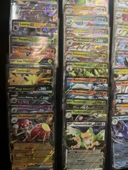 54 Pokemon EX Card Lot Miraidon Mega Gardevoir Salamence Iron Crown Mixed Set - Image 5