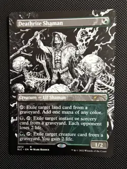 MTG - Deathrite Shaman - Borderless - Secret Lair - Magic the Gathering - Image 1