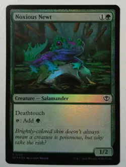 Noxious Newt *FOIL Common* Magic MtG x1 Secrets of Strixhaven - Image 1