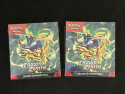 Factory Sealed Crown Zenith Booster Bundle x2 Sword & Shield Pokemon Set - Image 1