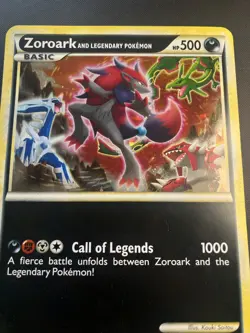 Pokemon - Zoroark and Legendary Pokemon - Holo Jumbo Card Promo - Image 1