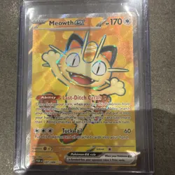 Pokemon TCG - Meowth EX - Perfect Order - Full Art EX - 107/088 - Pack Fresh - Image 1